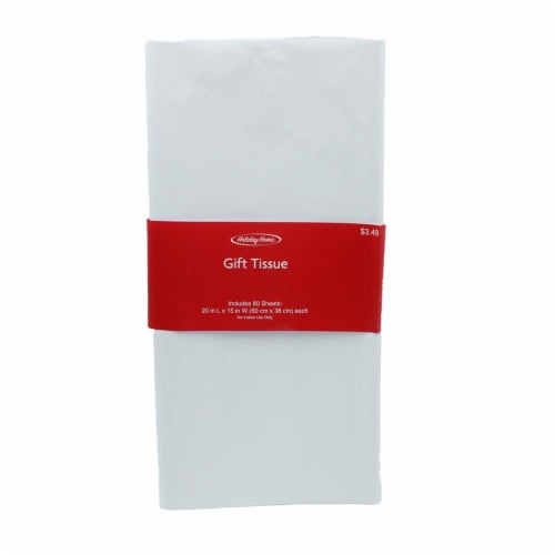 Holiday Home® Soilid Tissue White Perspective: front