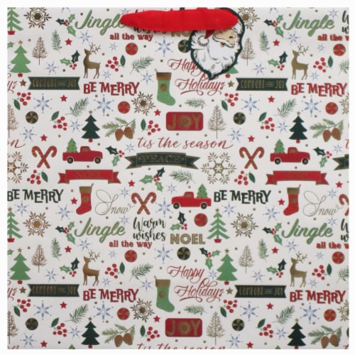 Holiday Home All The Things Holiday Gift Bag Perspective: front