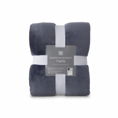 HD Designs® Microplush Blanket - Blue Perspective: front