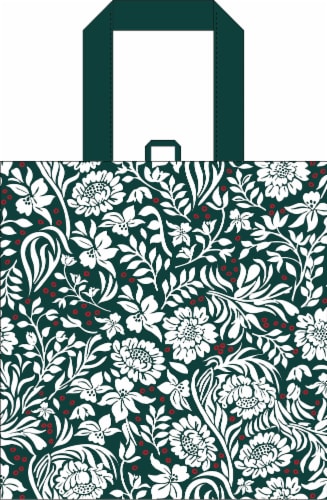 Earthwise Holiday Floral Bag Perspective: front