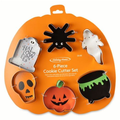 Holiday Home® Halloween 6 Piece Cookie Cutter Set Perspective: front