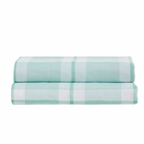 Everyday Living® Rest Plaid Microfiber Pillowcase Perspective: front