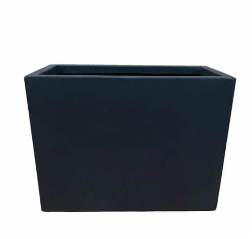 HD Outdoors Avenue Tall Planter - Black Perspective: front