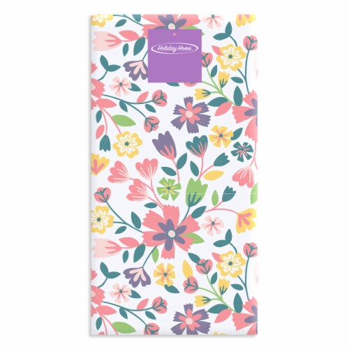 Holiday Home® Easter Dual Terry Kitchen Towel - Pink Floral Perspective: front
