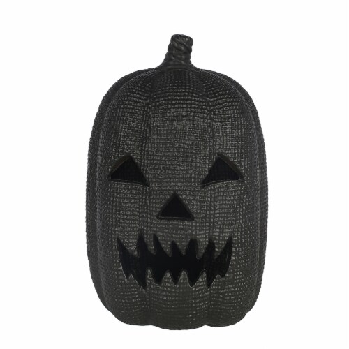 Holiday Home Burlap Pumpkin - Black Perspective: front