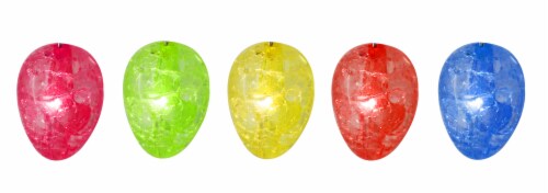 Holiday Home Easter Cracked Egg String Lights Perspective: front