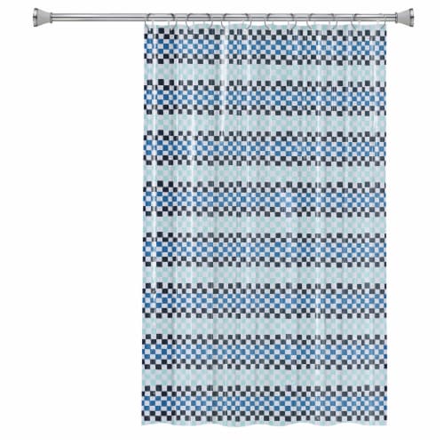 Splash Home Checkered Shower Curtain Set Perspective: front