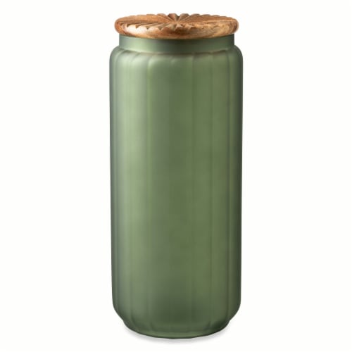 SDS for HD Designs Frosted Glass Canister Green, 40.5 oz Kroger