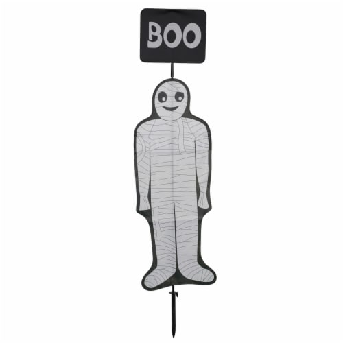 Holiday Home Fabric Stake Mummy Perspective: front