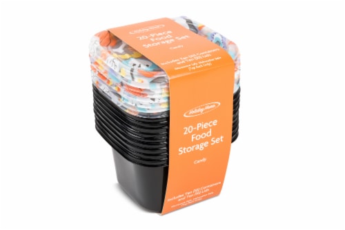 Holiday Home® Halloween Candy Square Halloween Meal Prep Food Storage  Containers, 20 pc - Kroger