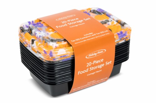 Holiday Home® Cottage Haunt Rectangle Halloween Meal Prep Food Storage  Container, 20 pc - Fry's Food Stores