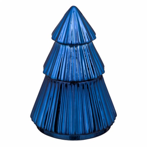 SDS for HD Designs Christmas Tree Jar Candle - Dark Blue Perspective: front