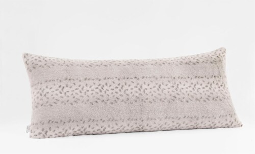 HD Designs Faux Fur Leopard Skin Body Pillow Gray 6 pk Fred Meyer