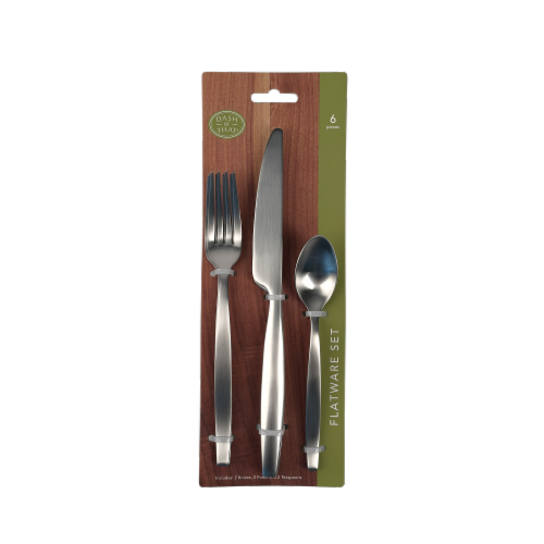 Dash of That® Banff Flatware Set for Two Perspective: front