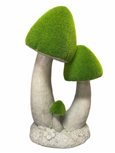 HD Designs Outdoors Mossey Mushrooms Garden Decor Perspective: front