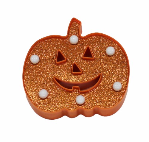 Holiday Home Light Up Pumpkin Decor Perspective: front