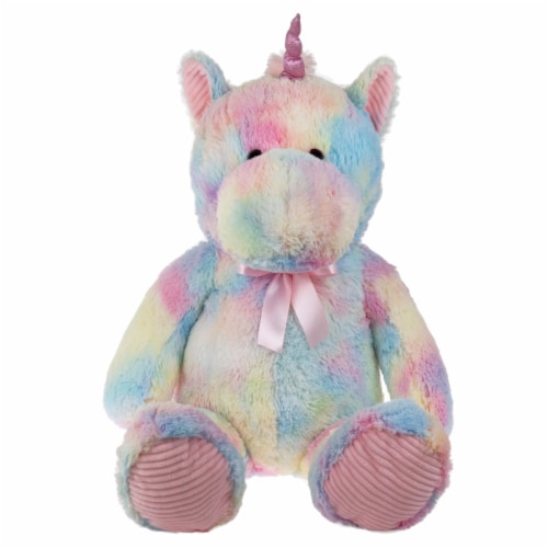 Holiday Home Jumbo Plush Unicorn - Rainbow Perspective: front