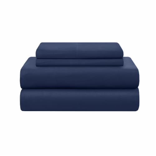 Modavari Bamboo Sheet Set - Blue Perspective: front