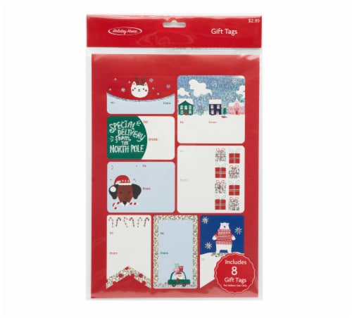 Holiday Home® Specialty Special Deivery Gift Tags Perspective: front