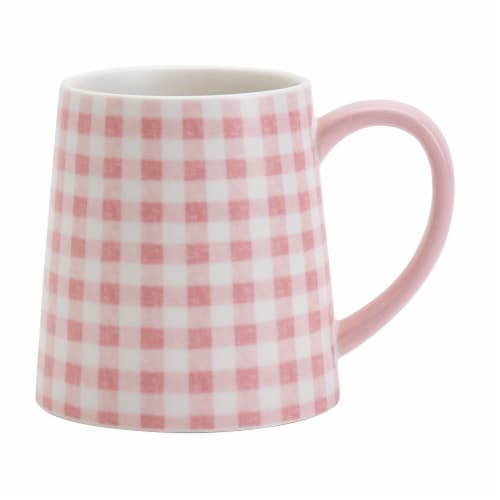 Sewing Down South Cermamic Mug - Gingham Rose Perspective: front