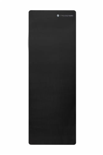 Trajectory No Slip Yoga Mat - Black Perspective: front
