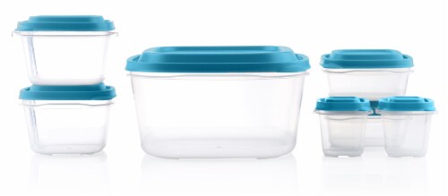 Everyday Living Teal Food Storage Set Perspective: front