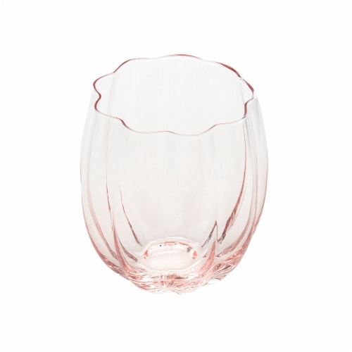 SDS for HD Designs 13.5 Ounce Scalloped Stemless Wine Glass Perspective: front