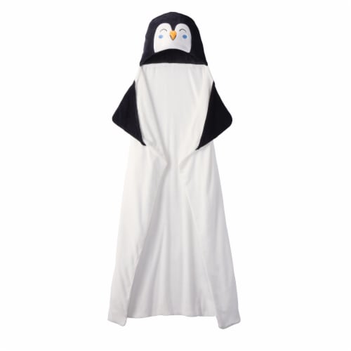 Holiday Home Hooded Throw Penguin Perspective: front