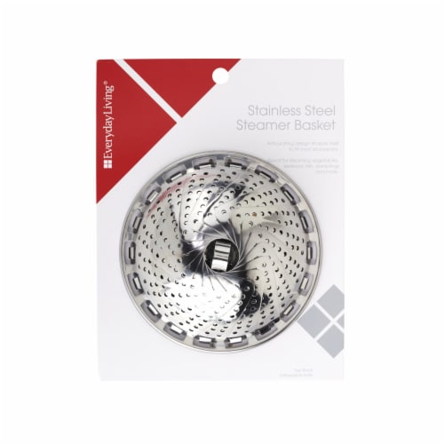 Everyday Living® Stainless Steel Steamer Basket Perspective: front