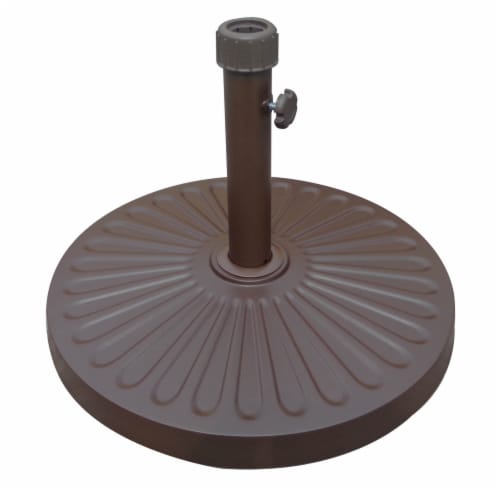HD Designs Outdoors Umbrella Base - Brown Perspective: front