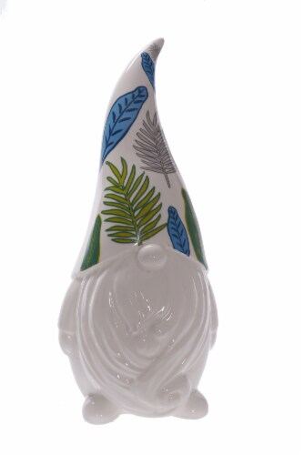 HD Designs Outdoors Gnome With Fern Hat Indoor/Outdoor Decoration Perspective: front