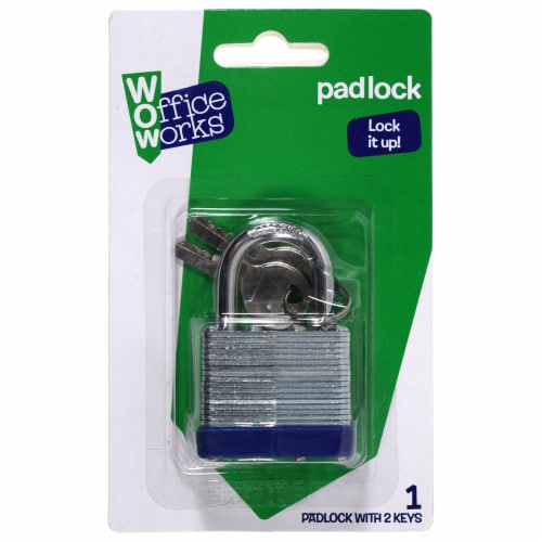 Office Works Heavy Duty Padlock Perspective: front