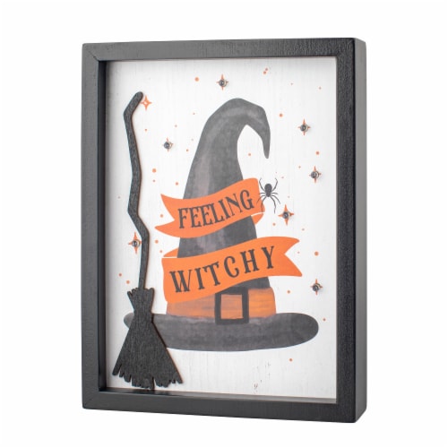 Holiday Home Feeling Witchy Indoor Halloween Decoration Perspective: front