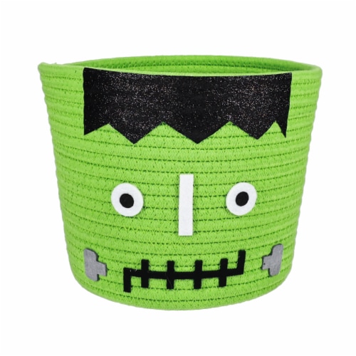 Lucky Star Halloween Booville Frank Rope Basket Perspective: front