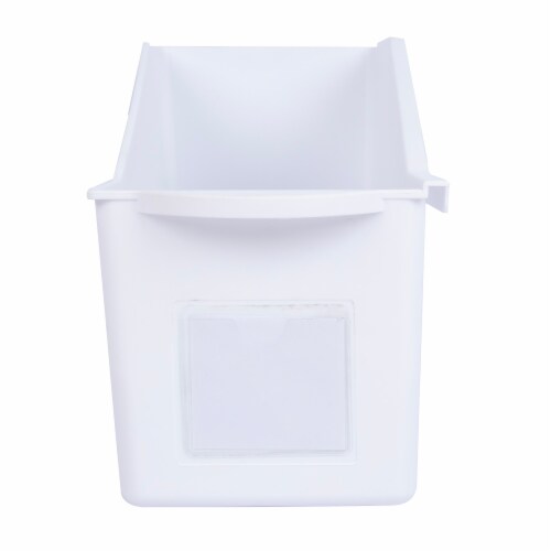 Magazine Holder White Perspective: front