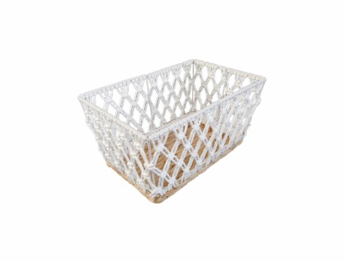 HD Designs Medium Polyester Rope Basket Perspective: front