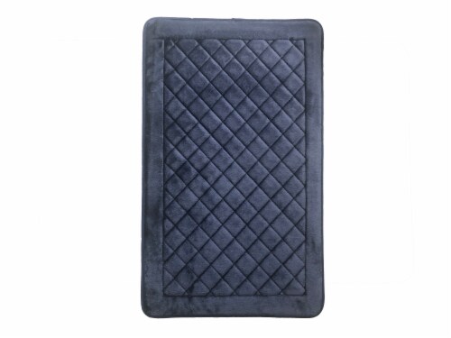 HD Designs Performance Memory Foam Bath Rug - Pumice Stone Perspective: front