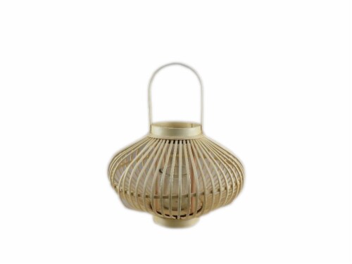HD Designs Large Bamboo Plywood Lantern Perspective: front