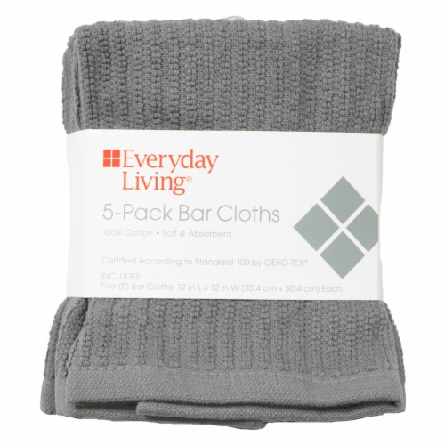 Everyday Living® Solid Barmop - Charcoal Perspective: front