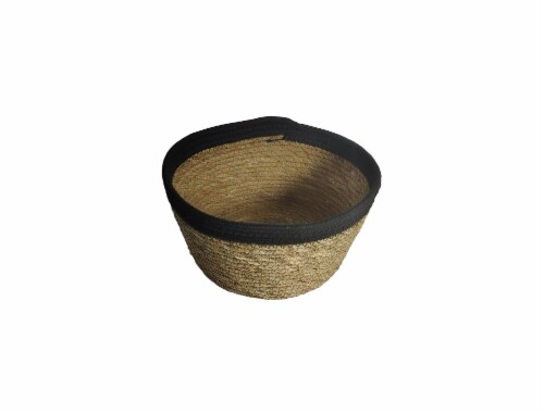 HD Designs Large Rush / Polyester Rope Basket Perspective: front