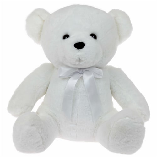Holiday Home Teddy Bear Plush - White Perspective: front
