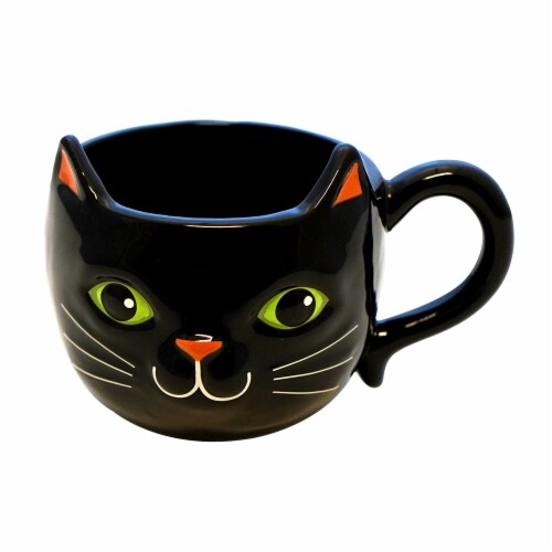 Holiday Home Halloween Mug - Cat Perspective: front