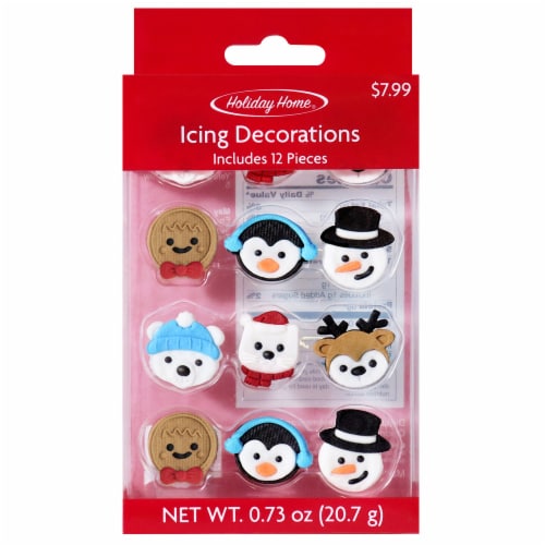 Holiday Home Icing Decoration Style #2 Perspective: front