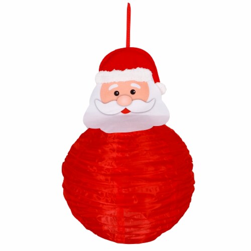 Holiday Home LED Collapsible Santa Lantern Perspective: front