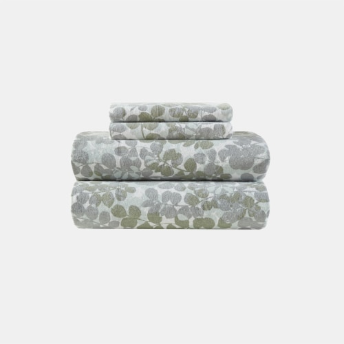 HD Designs Eucalyptus Flannel Sheet Set Perspective: front