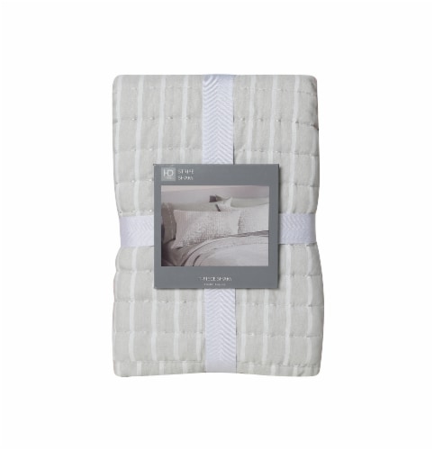 HD Designs® Stripe Sham - Grey Perspective: front