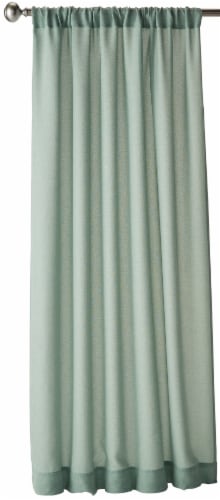 Everyday Living® Shea Light Filtering Single Curtain Panel - Green Perspective: front