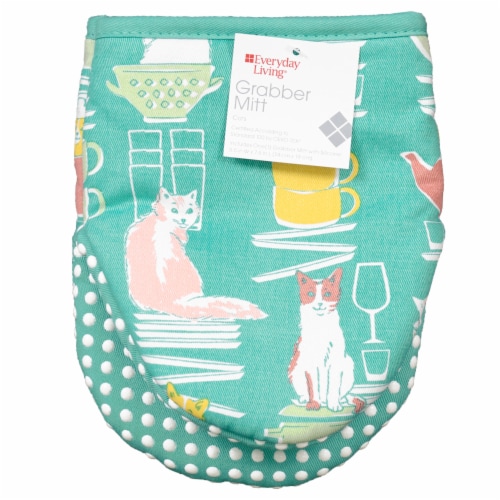 Everyday Living Grabber Oven Mitt - Cats Perspective: front
