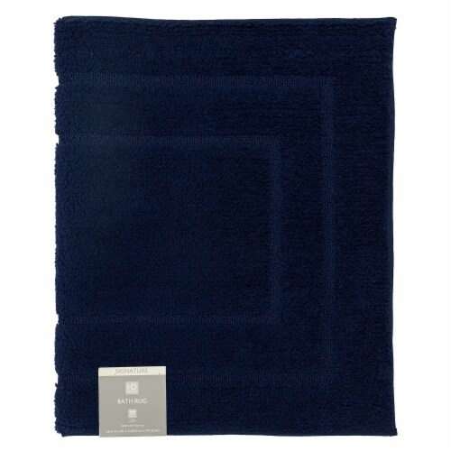 HD Designs Mohawk Home Bath Rug - Medieval Blue Perspective: front