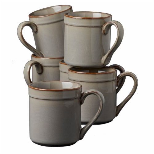 Grey discount mugs set